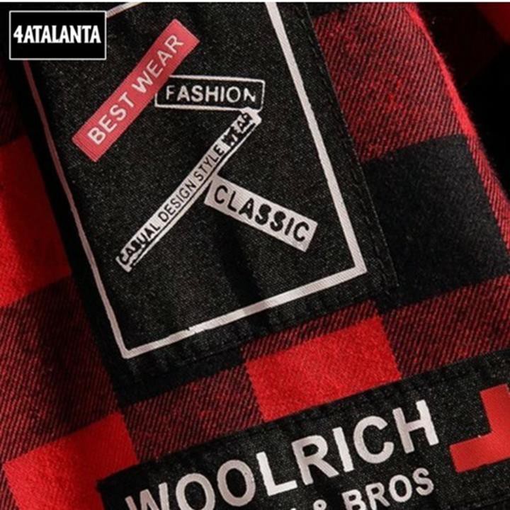 Áo khoác sơ mi caro 4ATALANTA, áo sơ mi unisex – 4AT - AKC - 304 | BigBuy360 - bigbuy360.vn