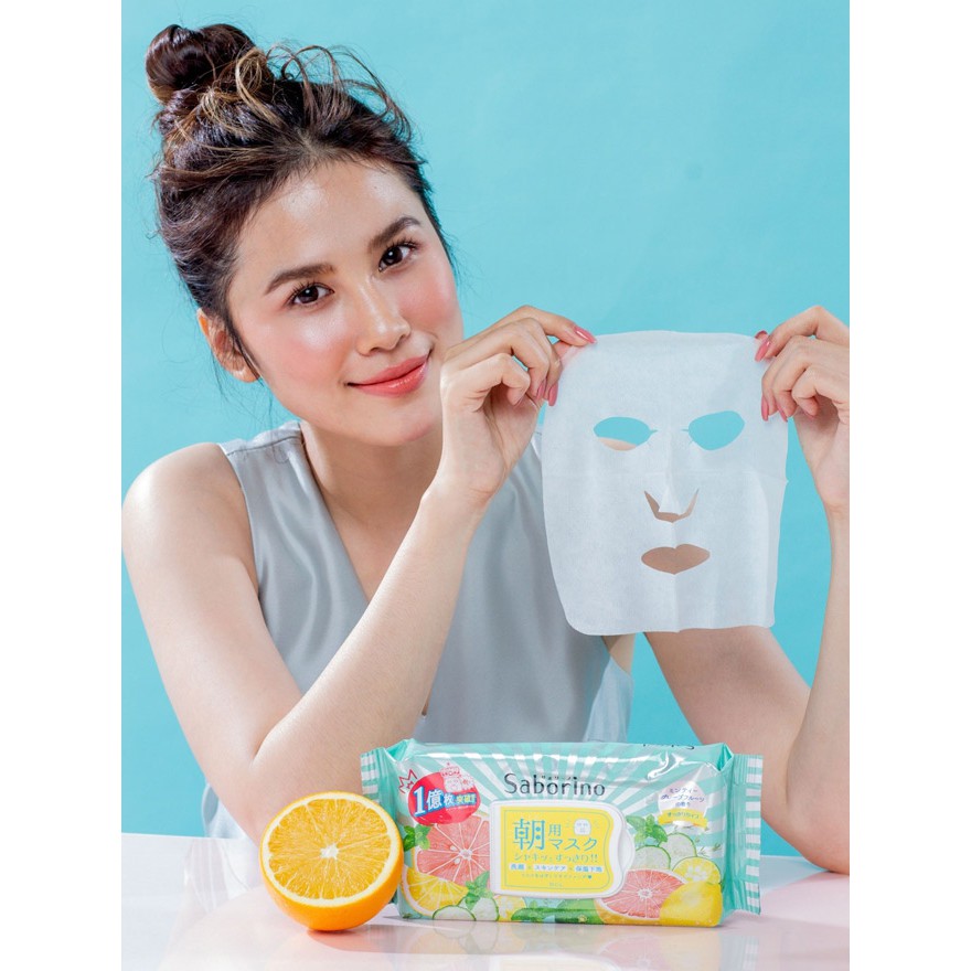 Mặt Nạ Dưỡng Ẩm Buổi Sáng Saborino Morning Facial Sheet Mask