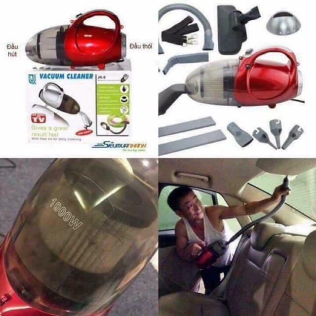 Máy hut bụi mini 2 chiều có đầu thổi