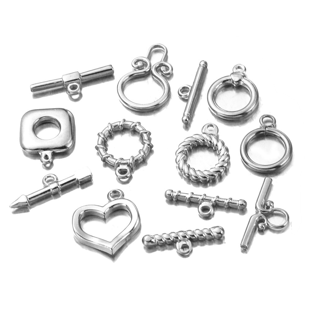 Khóa Vòng Tay / Dây Chuyền Bằng Thép Không Gỉ diy