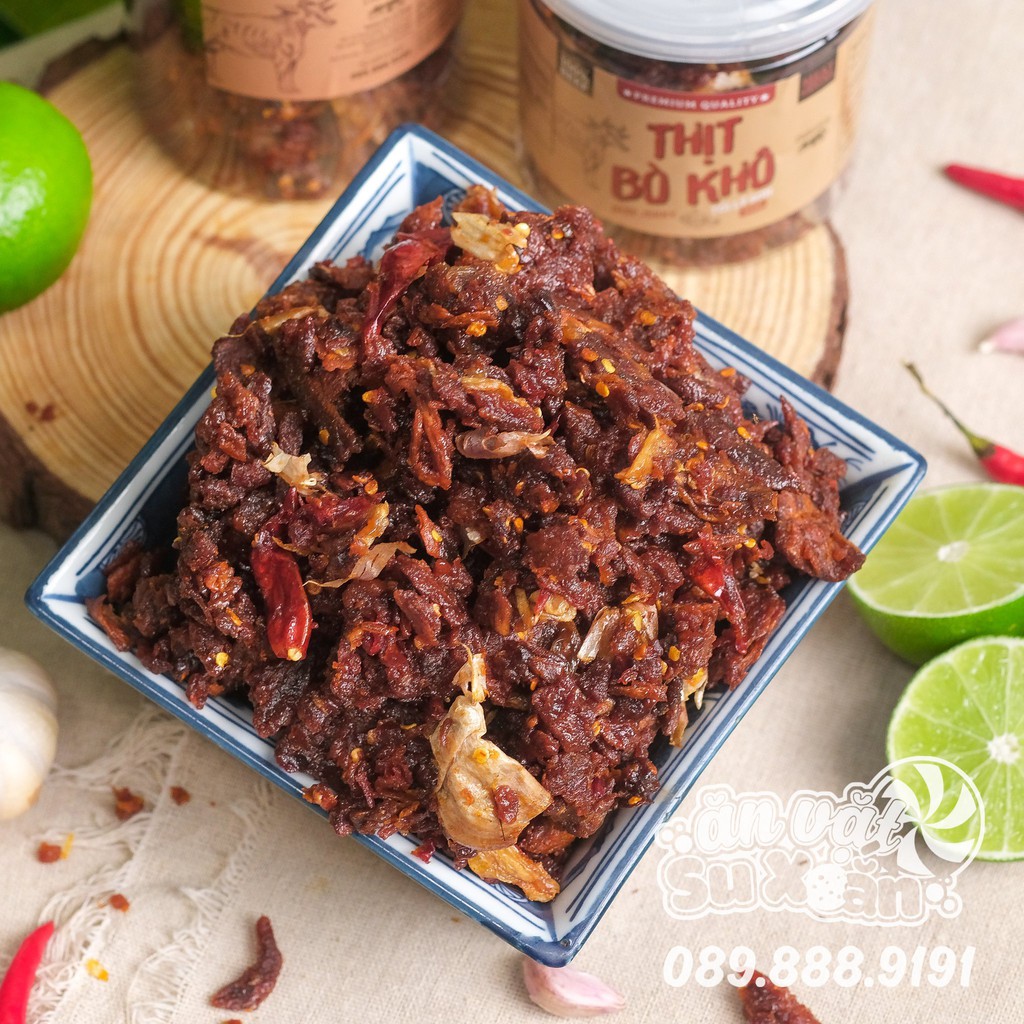 Khô bò tỏi lý sơn Ăn Vặt Su Xoắn | BigBuy360 - bigbuy360.vn