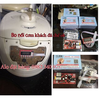 Bo mạch đa năng nồi cơm sử dụng mâm nhiệt