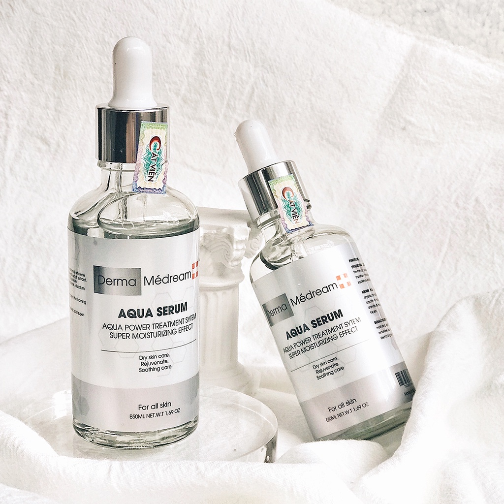 Serum dưỡng ẩm Derma cấp nước, phục hồi da, căng bóng da trẻ hóa, dưỡng trắng Me'dream AQUA SERUM 50ml