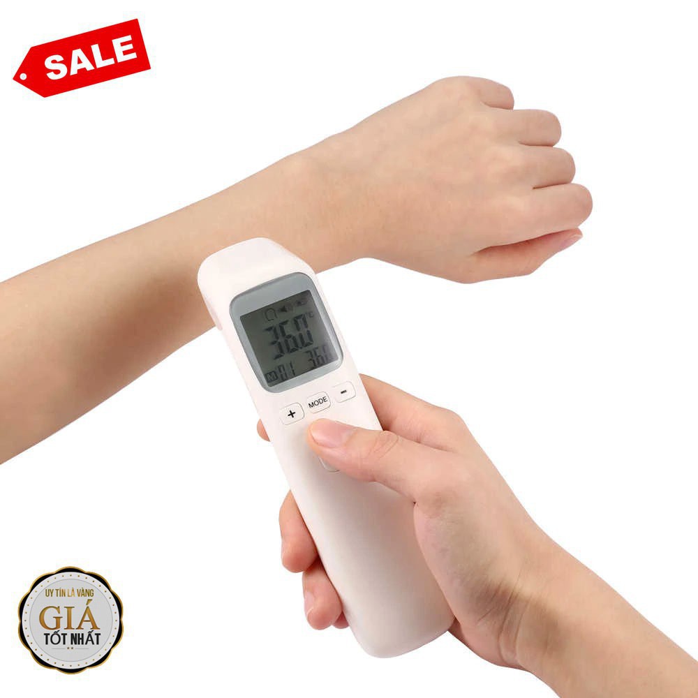 Máy Nhiệt Kế Đo Trán Hồng Ngoại Điện Tử Infrared Thermometer CK- T1803/CK-1502, Súng Bắn Nhiệt Độ Đo Tai Cho Bé