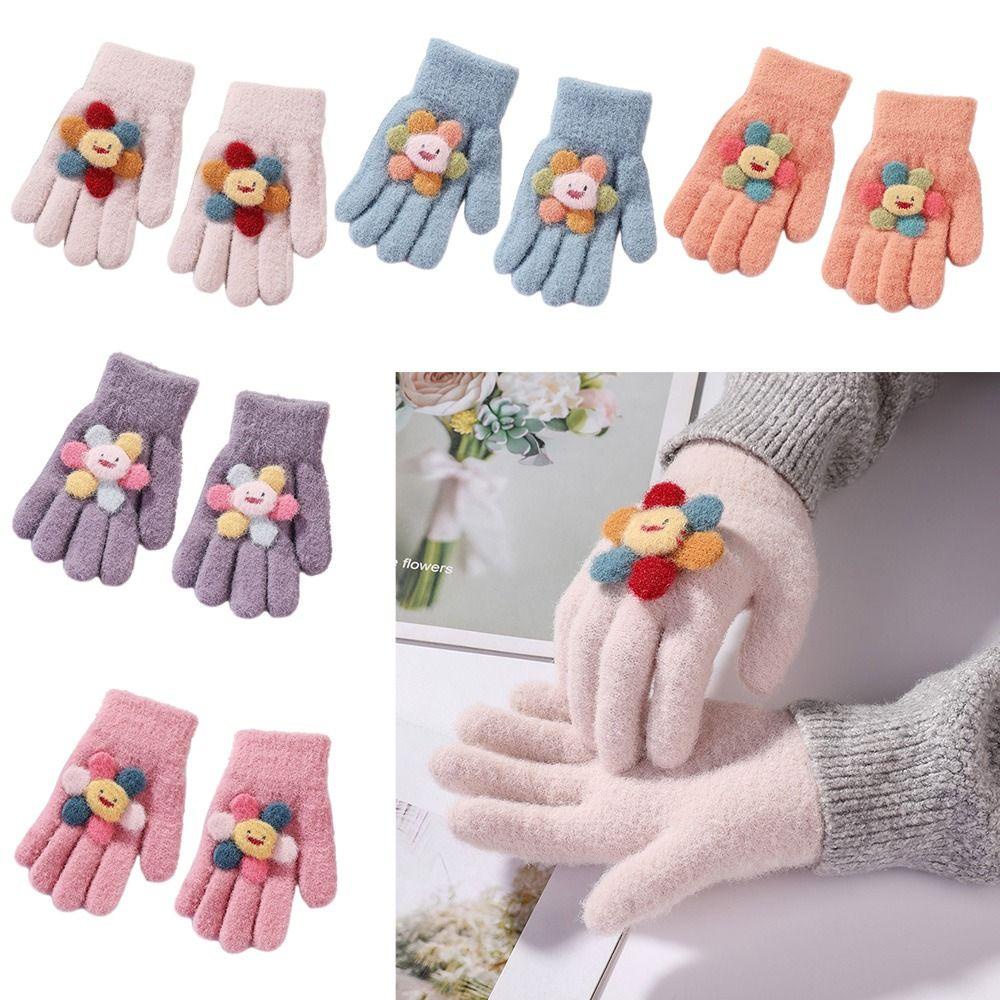 Găng Tay Dày Dặn Giữ Ấm Toàn Diện Thời Trang Mùa Đông Cho Bé