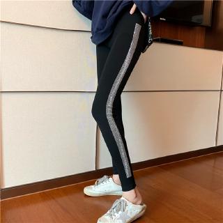 quần legging co giãn đính đá