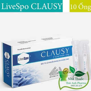 LiveSpo Clausy Bào Tử Lợi Khuẩn - Hỗ Trợ Hệ Tiêu Hóa
