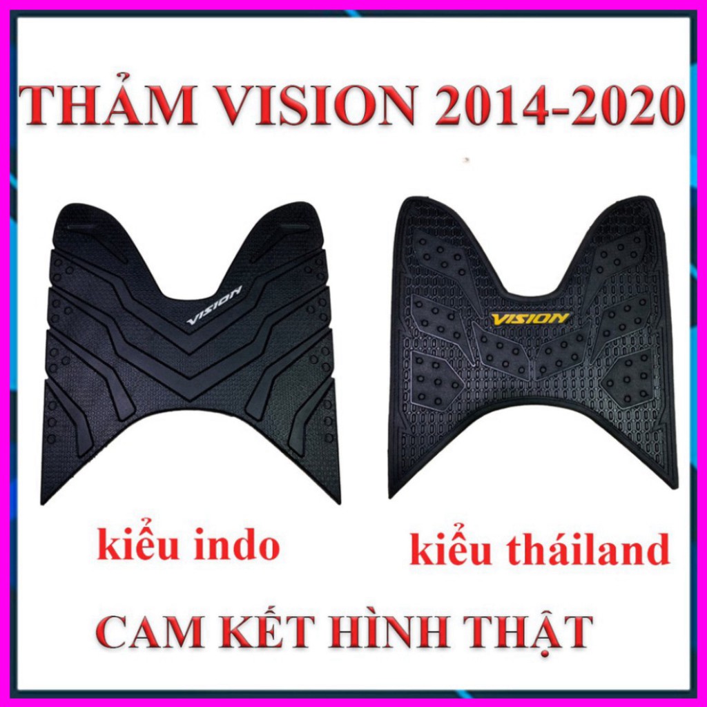 Thảm để chân cao su vision 2015-2020 Loại đẹp