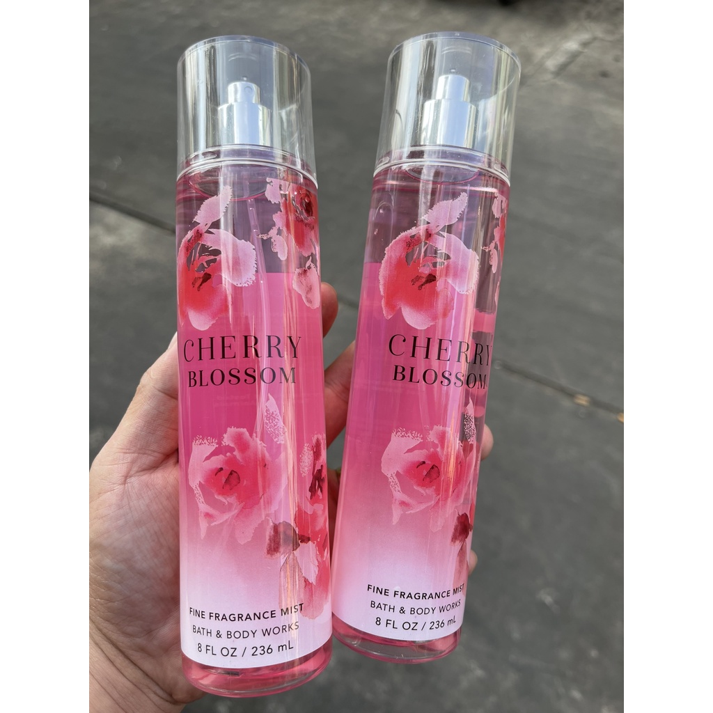 Xịt thơm body Bath &amp; Body Works Cherry Blossom 236ML