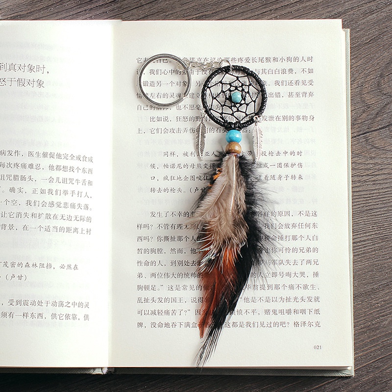 Móc Khóa Hình Lưới Giấc Mơ Dream Catcher Xinh Xắn