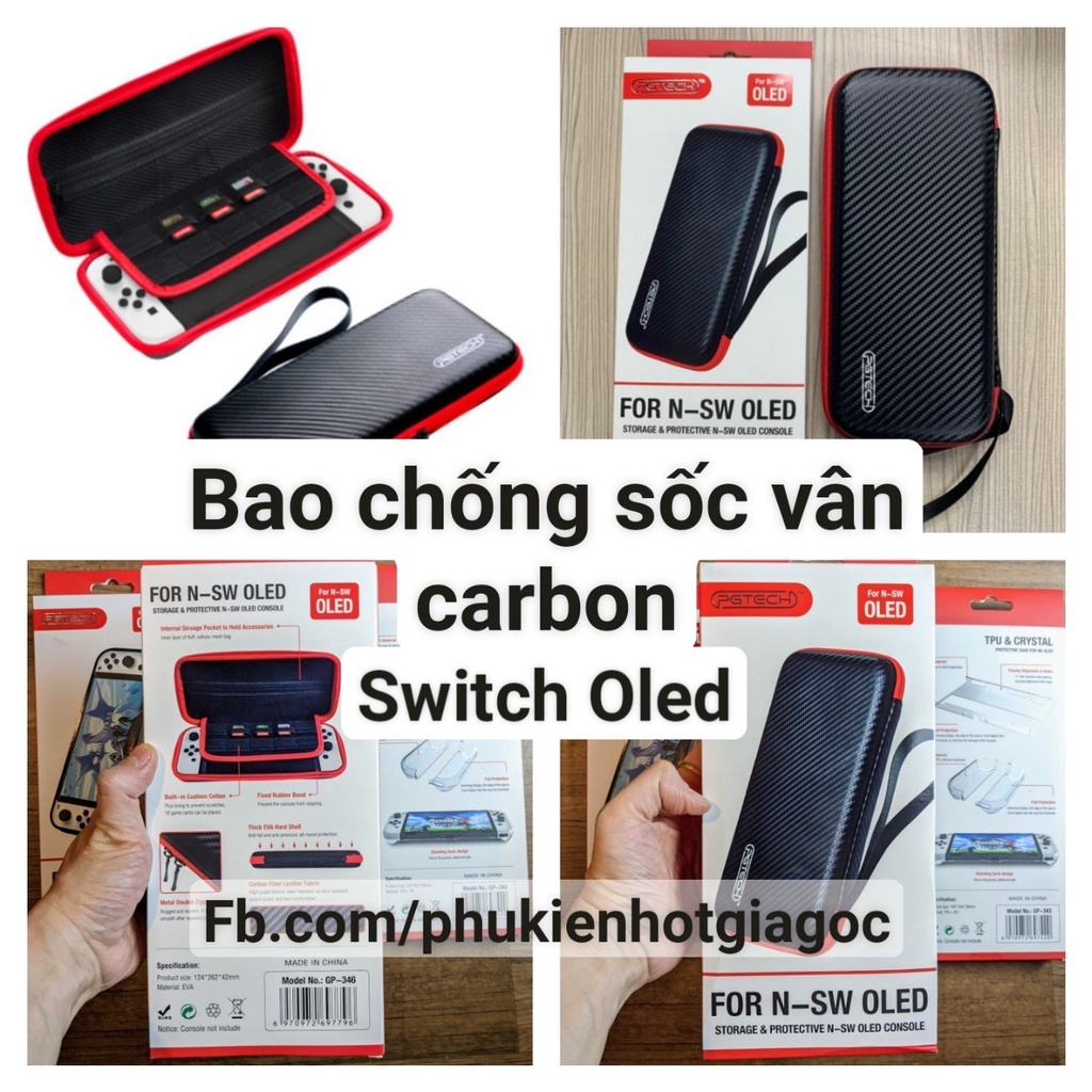 Bao chống sốc / Ốp lưng silicon full máy dẻo / trong suốt cho Nintendo Switch Oled