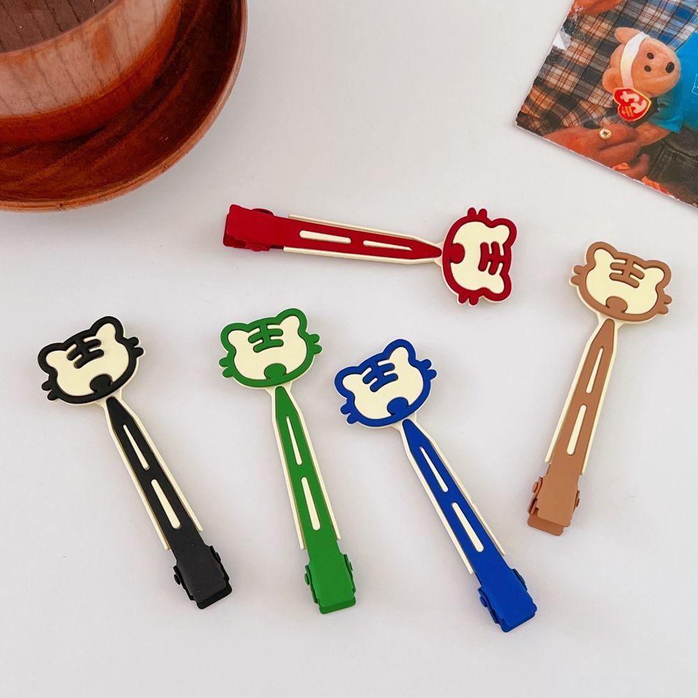 Kẹp Tóc Dáng Dài Hình Học / Hổ Năm Mới Không Để Lại Dấu Vết WMES15H Dễ Thương Cho Bé Gái