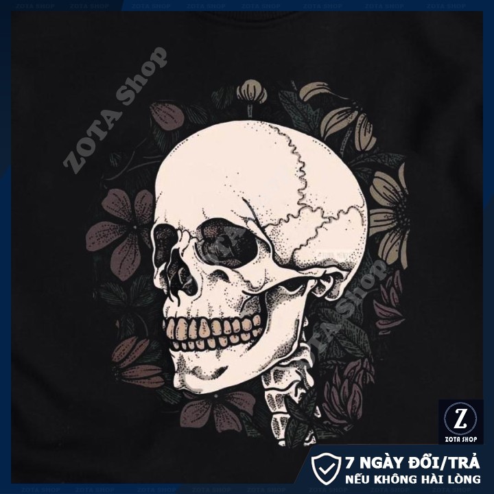 Áo thu đông nam dài tay in Đầu Lâu cá tính❤️ Freeship 50K❤️ Chất nỉ Thái mềm mịn mã SW211 | BigBuy360 - bigbuy360.vn