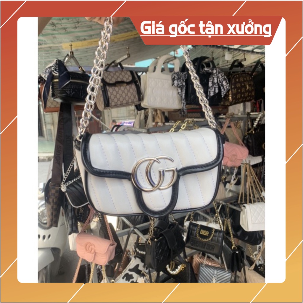 Túi đeo chéo da mềm 3 ngăn tiện lợi