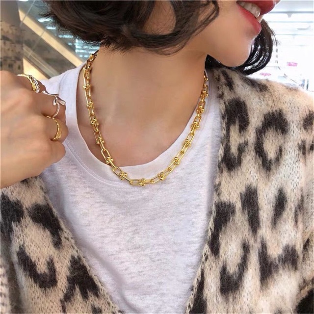 Vòng cổ chocker xích đẹp độc lạ phong cánh hàn quốc