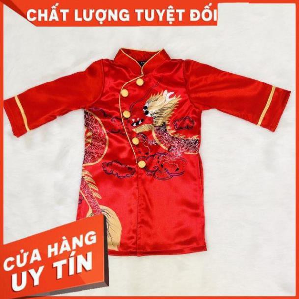 [GIÁ HỦY DIỆT] [NHẬP KIDTET hoàn 15% xu đơn 150k] Áo dài tết cách tân cho bé trai- có sỉ( ko quần, chưa tính mấn)