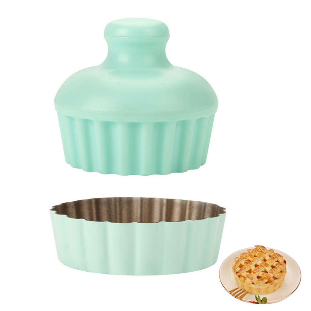 Khuôn Làm Bánh Tart Tráng Miệng Với Đáy Rời Chống Dính Tiện Dụng