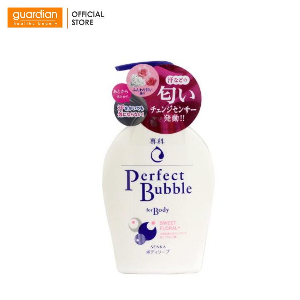 Sữa tắm tạo bọt Senka Perfect Bubble hương hoa dịu ngọt (500ml) | BigBuy360 - bigbuy360.vn
