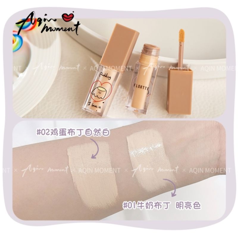 FLORTTE - Che khuyết điểm Flortte Pudding Cover Concealer