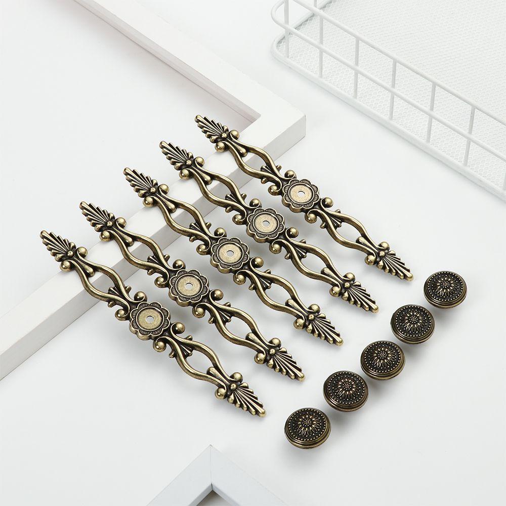 Tay Nắm Cửa Tủ Nhà Bếp Thiết Kế Đục Lỗ Phong Cách Vintage