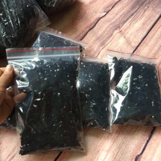 Gói 100g Chun Buộc Tóc Màu Đen-sắc màu
