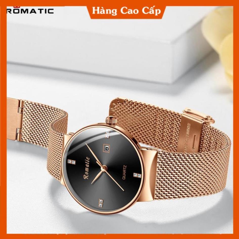 ĐỒNG HỒ NỮ ROMATIC ITALIA - DÂY TITANIUM SANG TRỌNG - MÁY JAPAN CAO CẤP | BigBuy360 - bigbuy360.vn