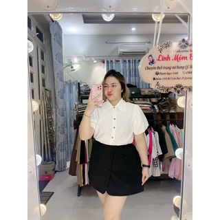 SƠMI LỤA TAY BỒNG BIGSIZE LINH MÓM