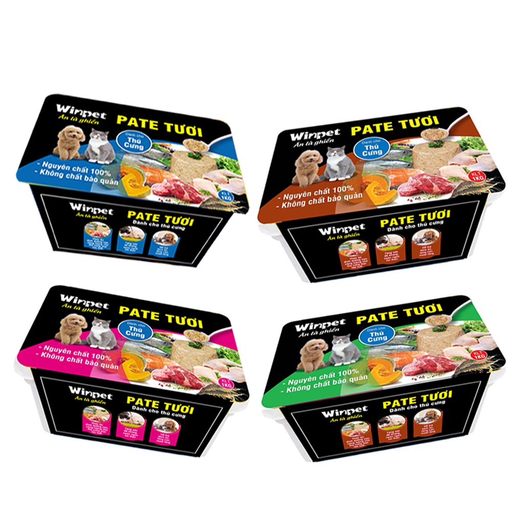 Pate TƯƠI Win Pet Dành Cho Chó Mèo Biếng Ăn 500g - Ship siêu tốc