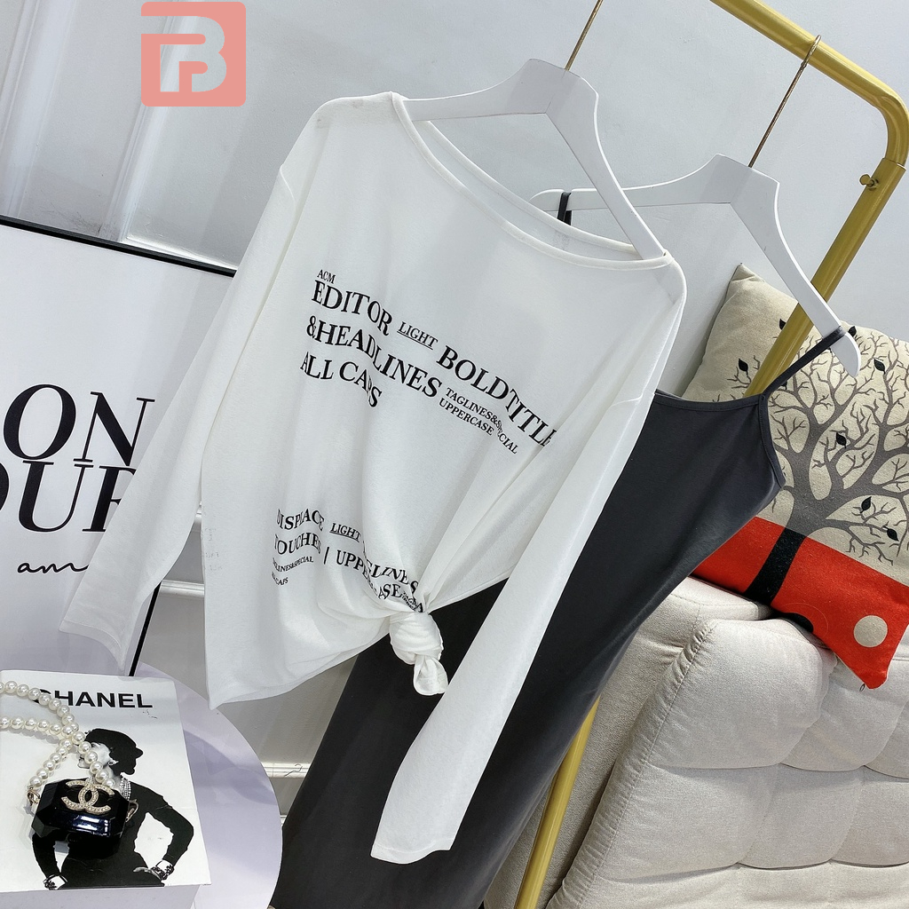 Set áo thun giấy mix váy body QA105