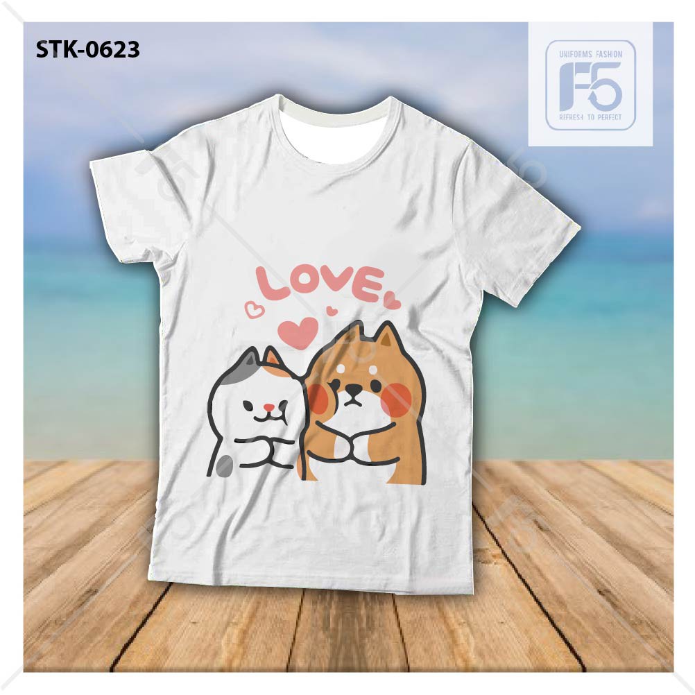 Áo Cặp Tình Nhân Cho Valentine MS08 (Giá 1 Áo)