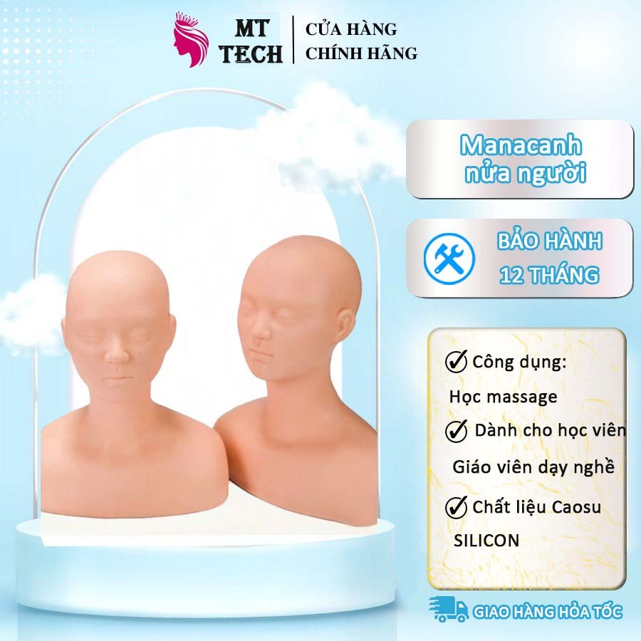 Đầu Canh nửa Người Massage Canh Vai Gáy Dùng Cho Học massage