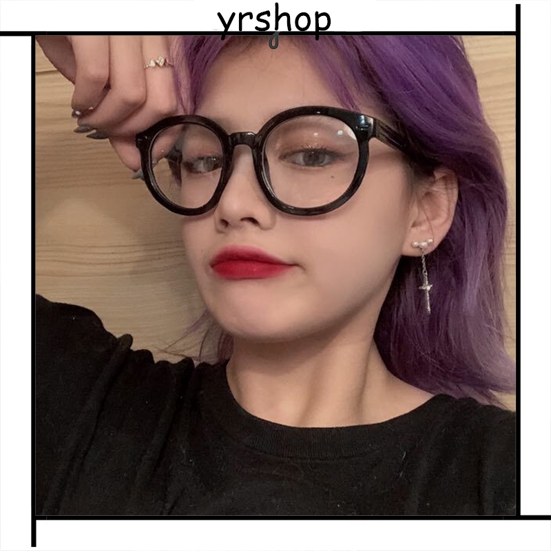 Mắt Kính Gọng Tròn Phong Cách Retro Cho Nữ