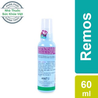 Chính Hãng : Xịt chống muỗi Remos mentholatum