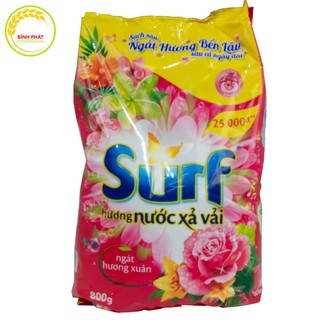 Bột Giặt Surf Hương Nước Xả Vải Ngát Hương Xuân 800g