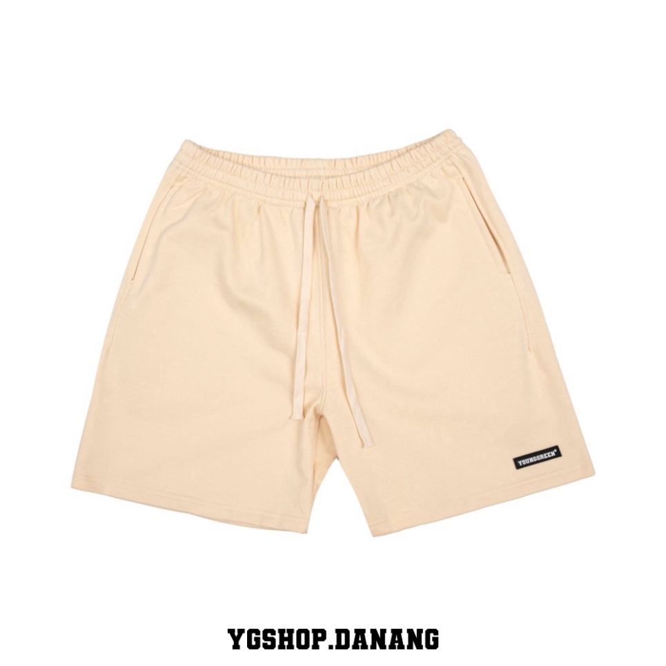 Quần Short Thun Young Green Blank Shorts
