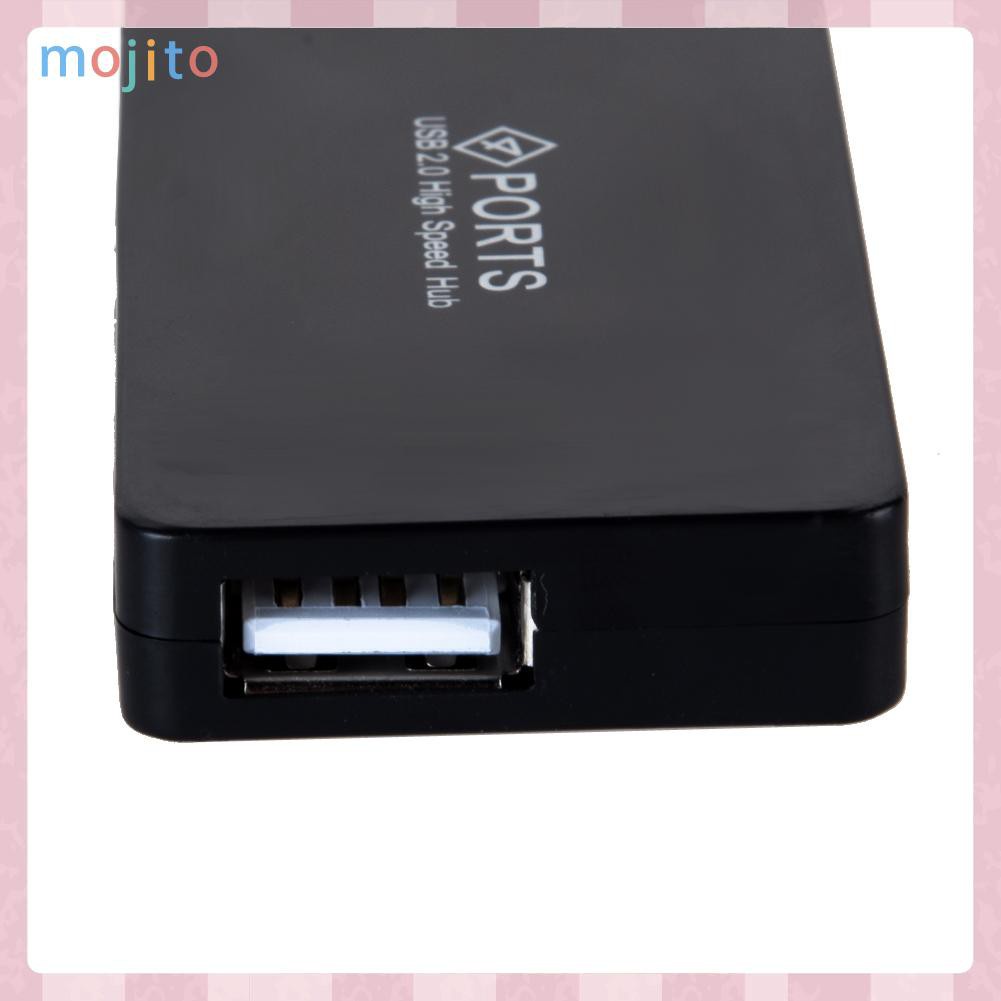 MOJITO 4 Ports High Speed USB 2.0 Hub Multi Splitter Expansion for PC Laptop