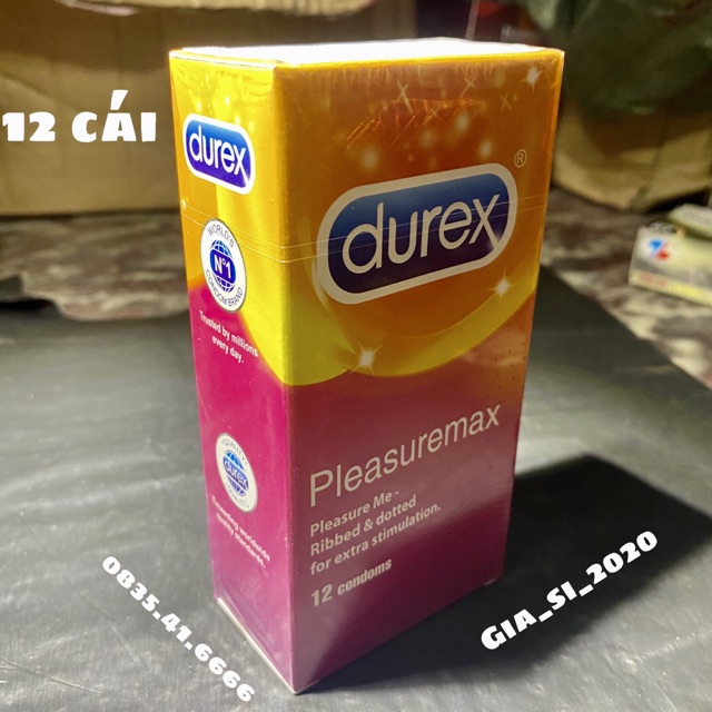 Combo 4 Hộp 48 chiếc Durex Perfoma , Durex Pleasuremax , Durex Kingtex , Durex Fetherlite