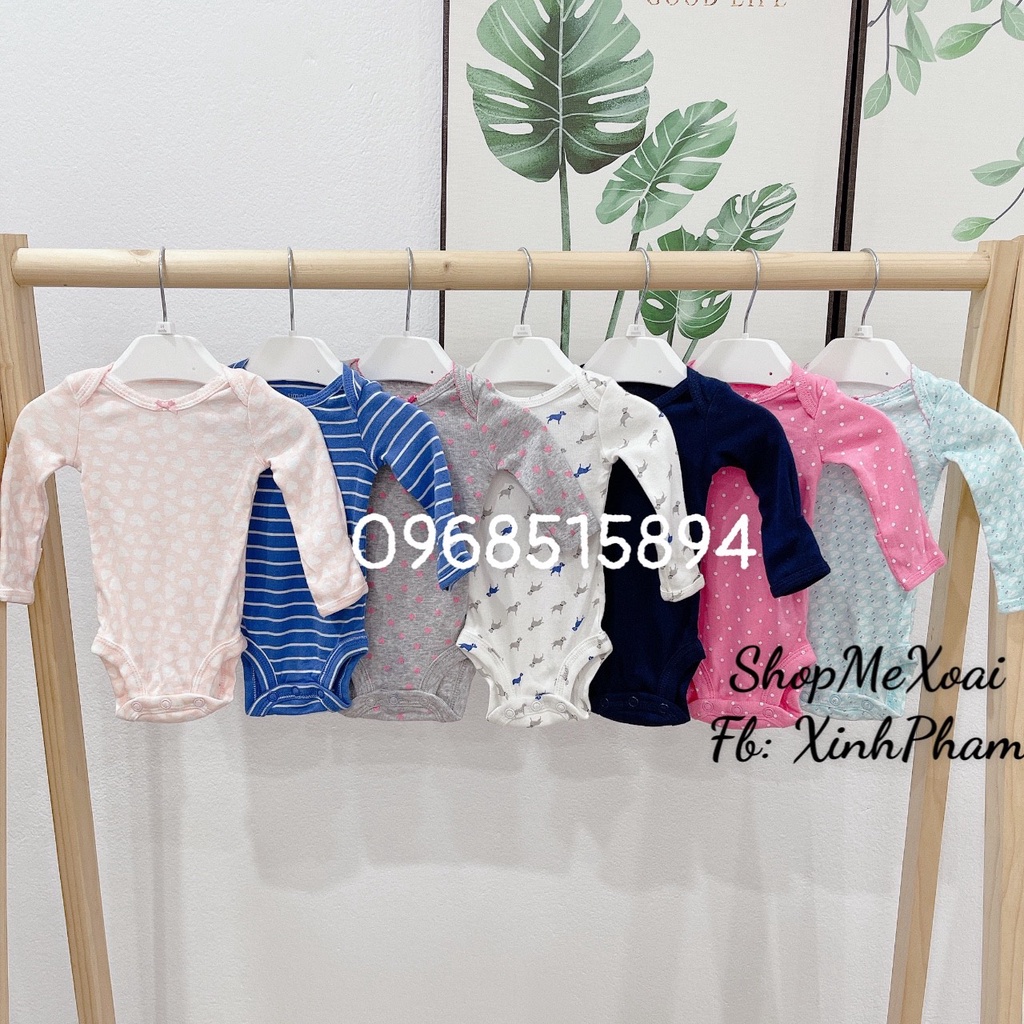 Body chip dài cho bé 1-2,2kg (thiếu tháng, sinh non) link 1, 100% cotton mềm mại