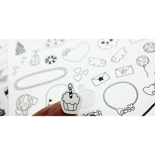 Sticker sinh nhật - Bộ 06 tờ