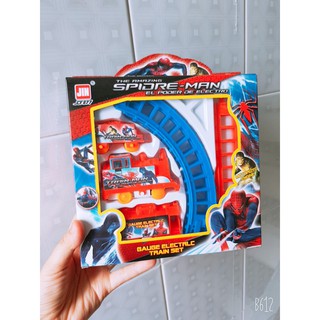 Đồ chơi Đoàn tàu lửa Người nhện Spider man (không kèm pin)
