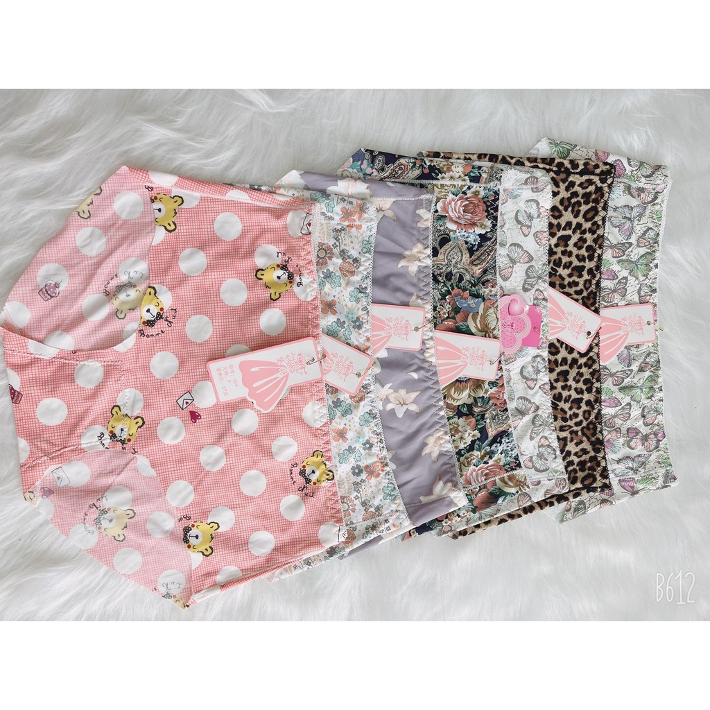 QUẦN LÓT NỮ KHÔNG ĐƯỜNG MAY HỌA TIẾT