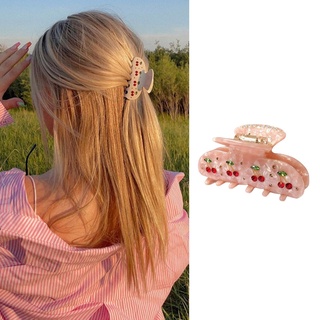 Kẹp Tóc Hình Trái Cherry Đính Đá Thời Trang