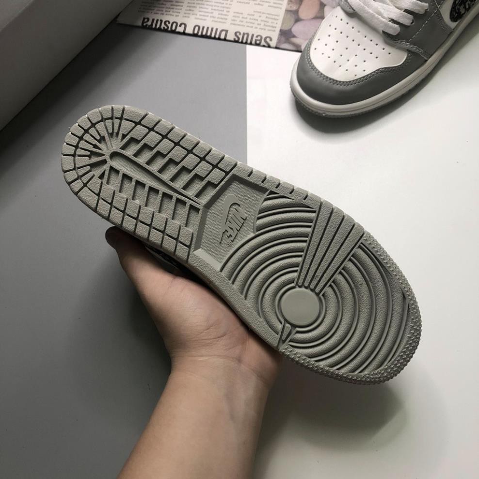 [SALE SỐC] Giày Sneaker JDA1 Cổ Thấp Xám Móc DIO Siêu Hot, Đi Học Đi Chơi Siêu Đẹp | JDXM001 | BigBuy360 - bigbuy360.vn