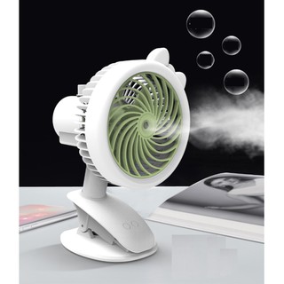QUẠT HƠI NƯỚC MiNi TÍCH ĐIỆN HÓT HÓT KM-690, QUẠT PHUN SƯƠNG ĐIỀU HÒA MINI - QPS11