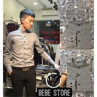 (SIÊU HOT) Sơ mi CỔ TÀU CHẤT ĐŨI CAO CẤP