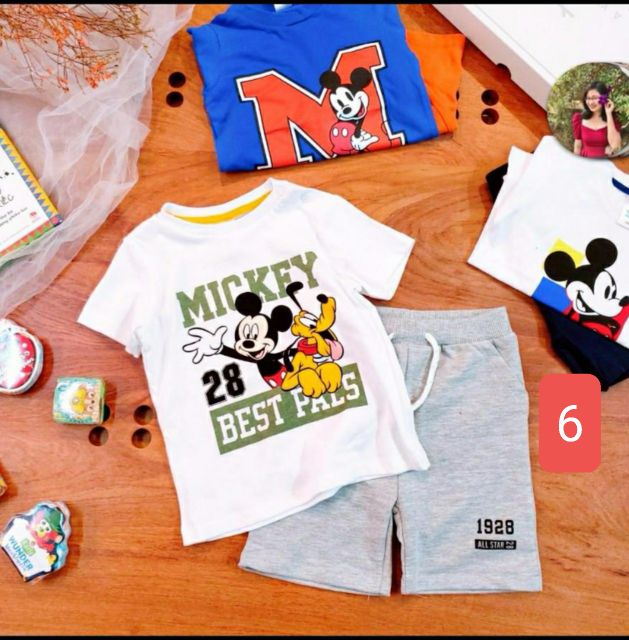 Set Micky Baby Club xuất xịn bé trai