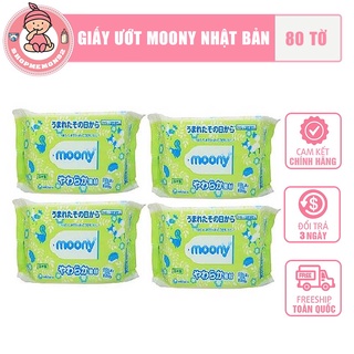Khăn ướt Moony ,khăn ướt cho bé nội địa Nhật 800 TỜ