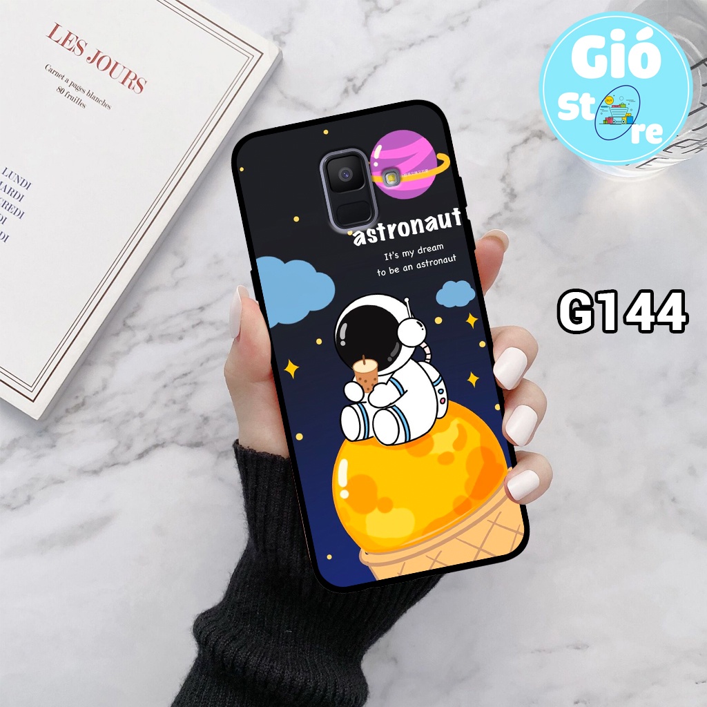 Ốp lưng SAMSUNG A6/ A6+/ A8/ A8+/ J6/ J6+ - Ốp điện thoại SAMSUNG in hình vũ trụ,phi hành gia,lưng nhựa cứng viền dẻo