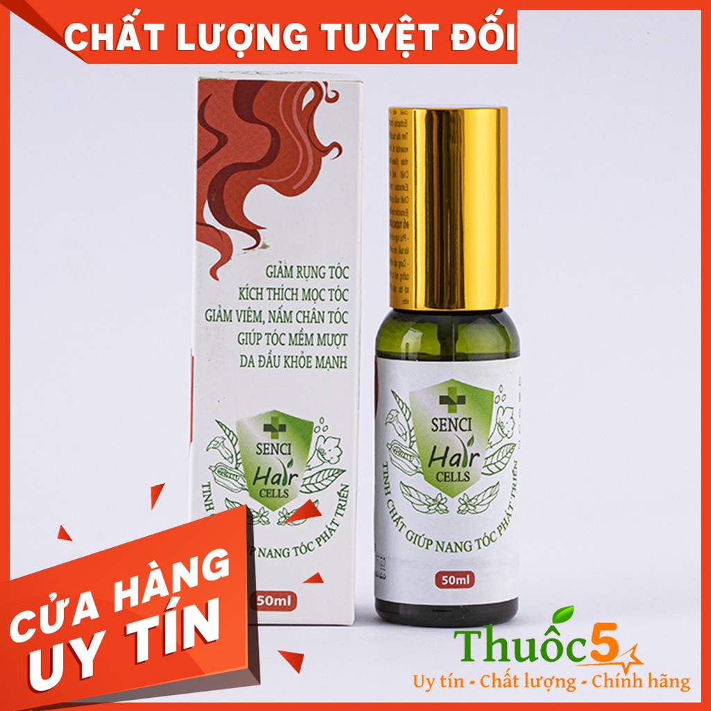 [GIÁ GỐC] Senci Hair Cells – Kích thích mọc tóc, giảm gãy rụng, lọ xịt 50ml