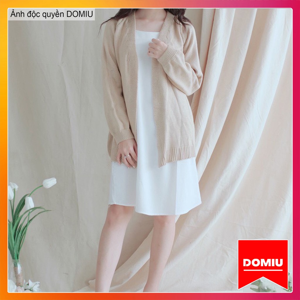 Áo cadigan nữ DOMIU chất len mùa thu đông dày dặn | BigBuy360 - bigbuy360.vn